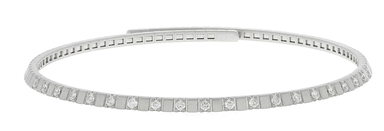 Collar Shiraz de Oro Blanco