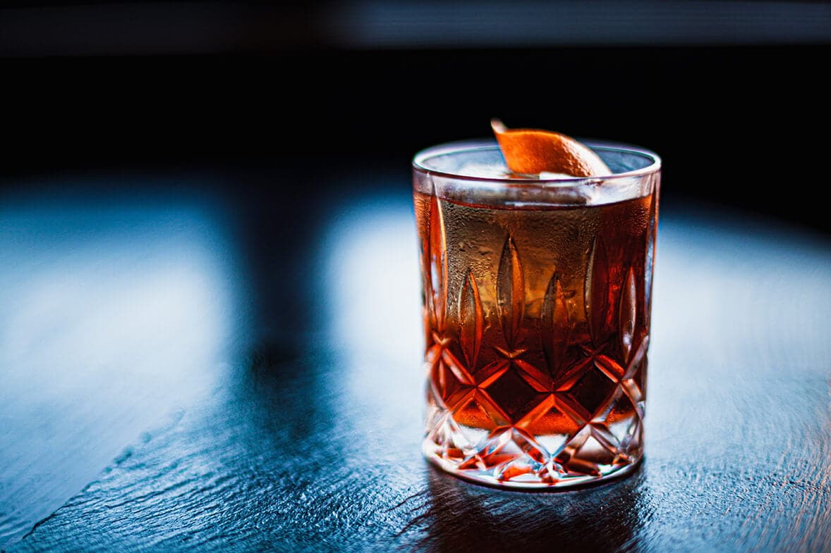 Cóctel negroni de invierno