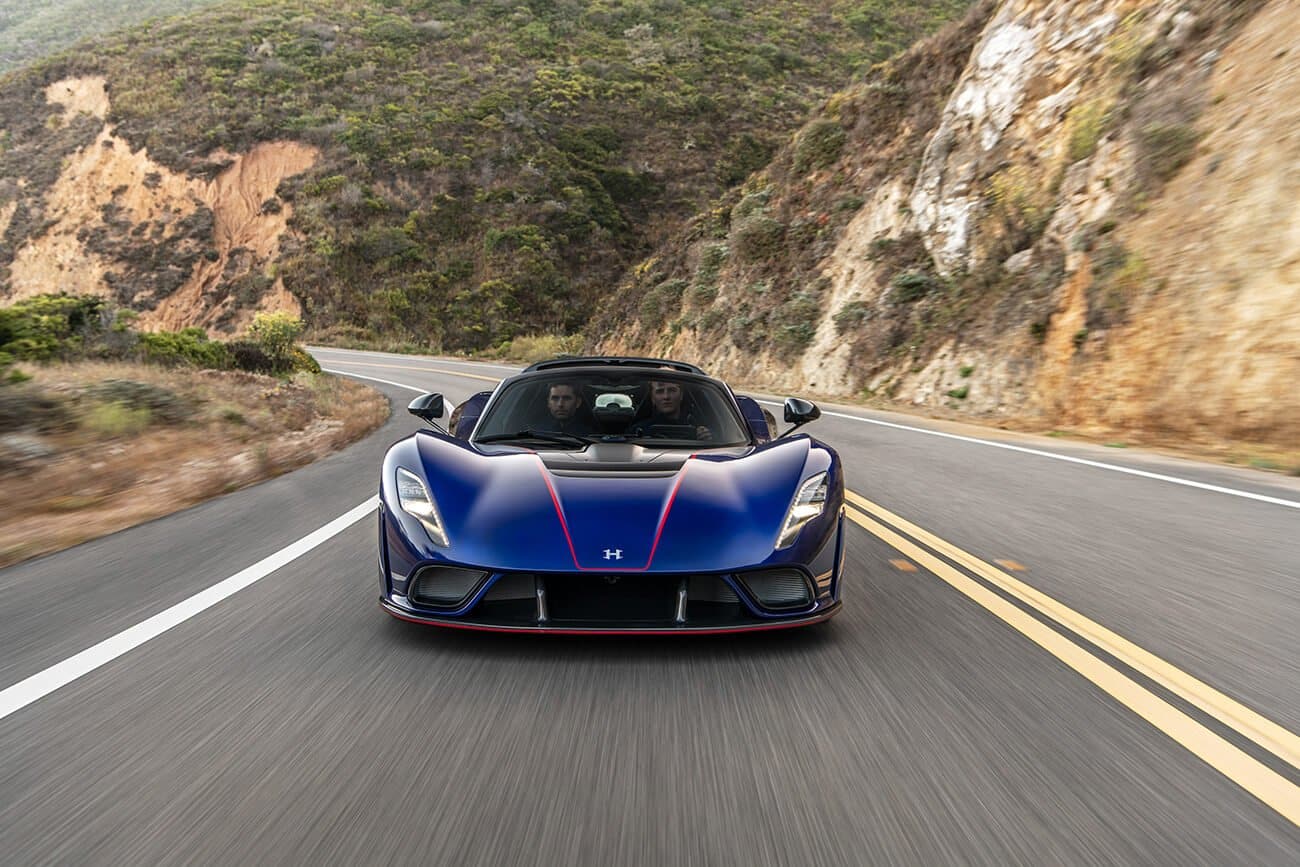 Frente del Hennessey Venom F5 Roadster 2022