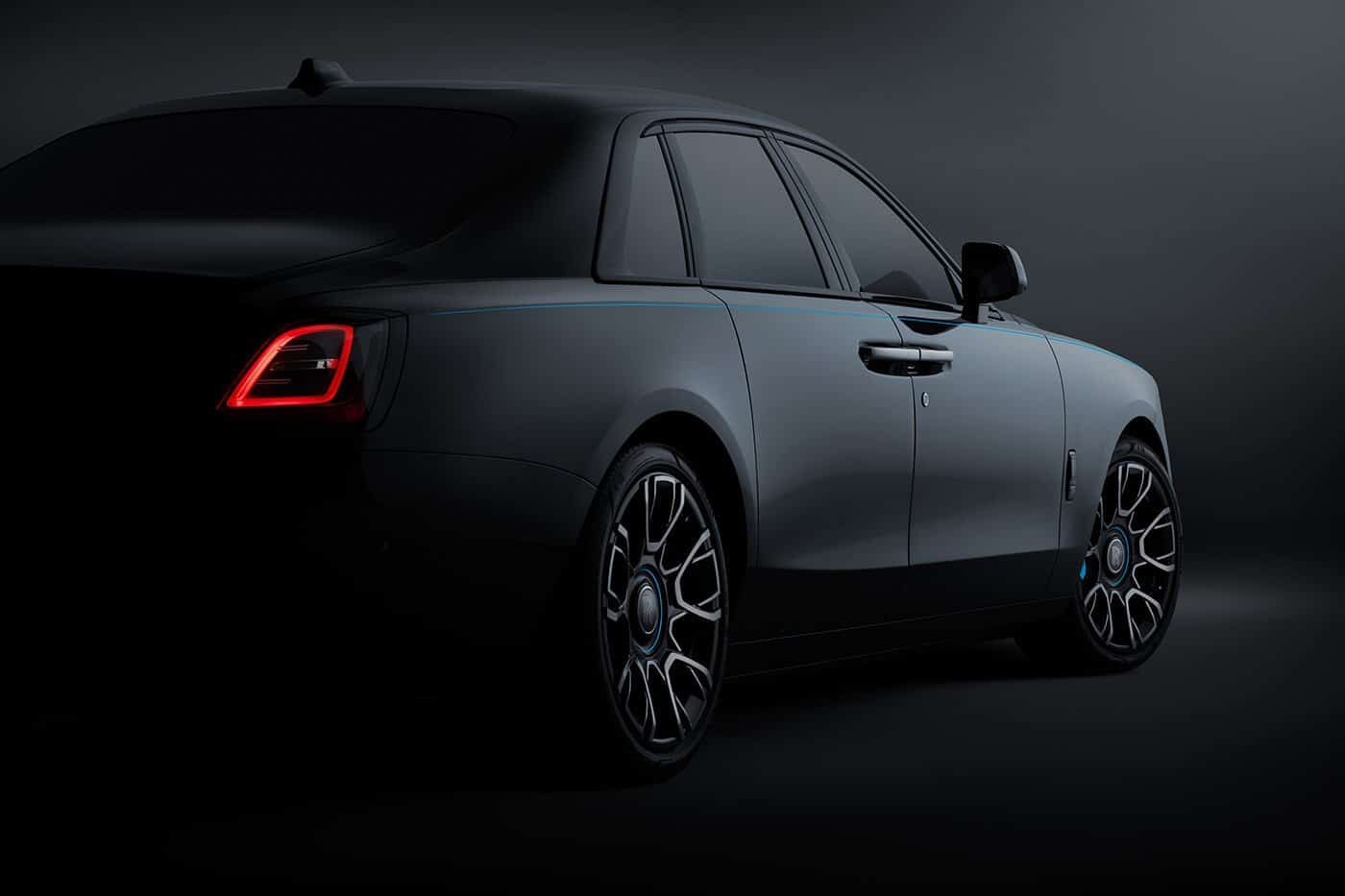 Fantasma de la insignia negra de Rolls-Royce