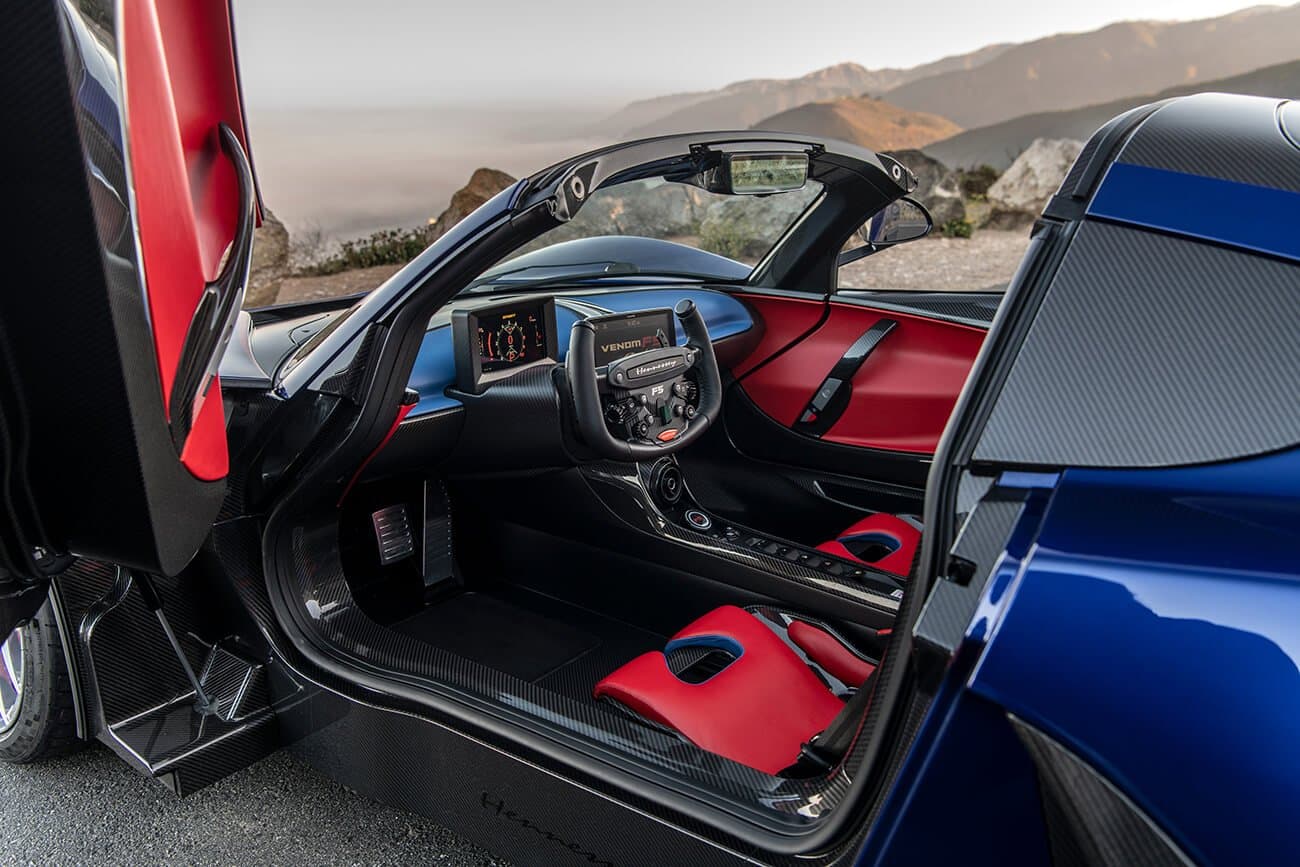 2022 Hennessey Venom F5 Roadster Azul