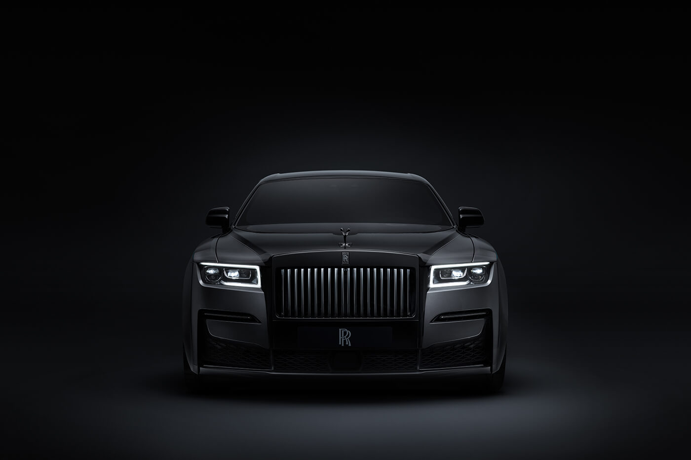 Fantasma de la insignia negra de Rolls-Royce