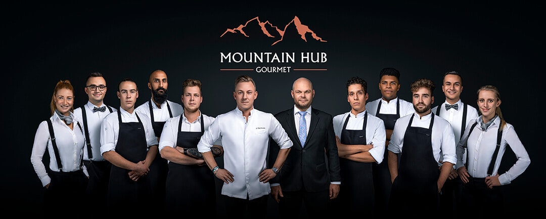 Chef y equipo de Mountain Hub