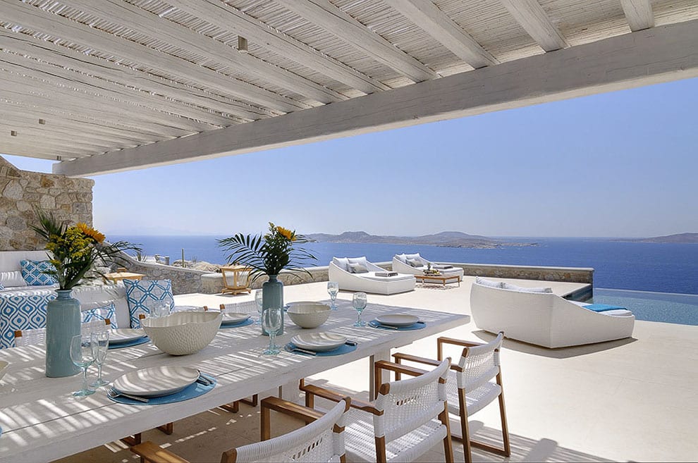 Villa de lujo en Mykonos con excelentes servicios de comodidades