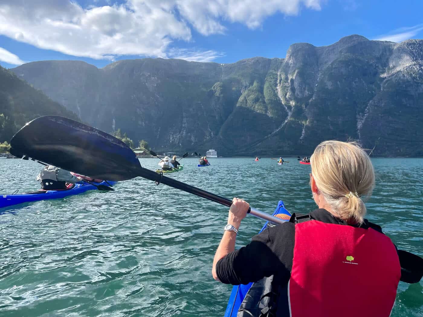 Molly kayak en Eidfjord Noruega