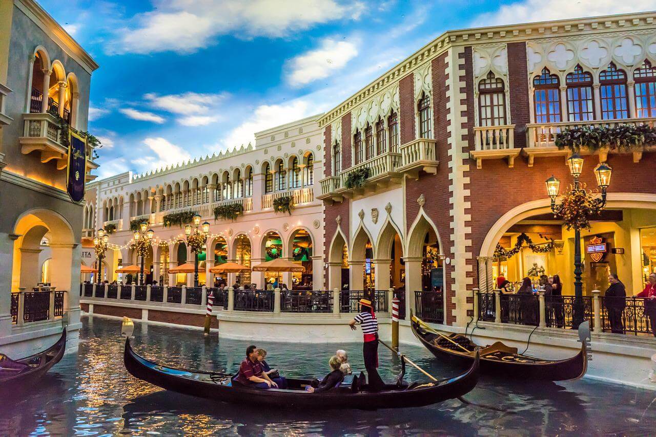 Grand Canal Shops Luxury Mall Destino Las Vegas EE.UU.