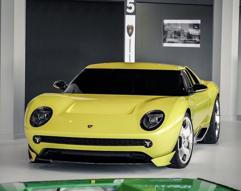 Lamborghini Concepto Miura amarillo