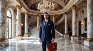 Aron Moldovanyi, el genio de los multimillonarios: dentro del mundo de los jefes de gabinete de la élite global Aron Moldovanyi, Chief of Staff de multimillonarios, en un hotel palaciego de lujo mediterráneo