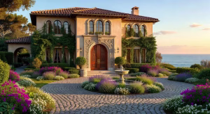 La espectacular mansión de Sugar Ray Leonard en Pacific Palisades: un viaje por el mercado inmobiliario de lujo en Los Ángeles Mansión de estilo italiano en Pacific Palisades con exteriores cubiertos de hiedra y vistas al océano