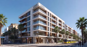 ¿Vale la pena alquilar un piso en España? Análisis actualizado para inversores Edificio moderno de apartamentos de lujo en España para inversión inmobiliaria en alquiler