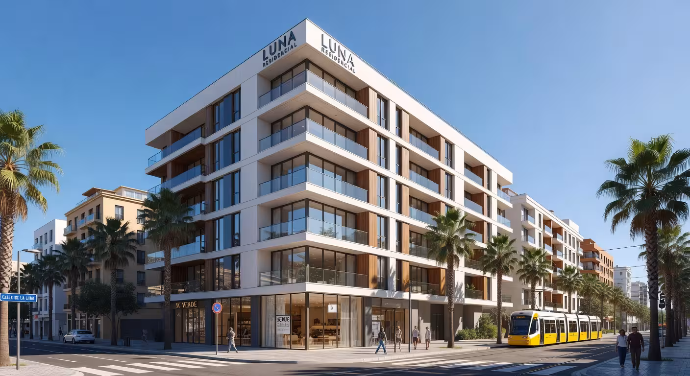 ¿Vale la pena alquilar un piso en España? Análisis actualizado para inversores Edificio moderno de apartamentos de lujo en España para inversión inmobiliaria en alquiler