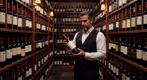 ¿De qué países has bebido vino? Un viaje por el mapa vitivinícola mundial Bodega de vinos de lujo con botellas de diferentes países del mundo