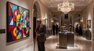 El arte crece su presencia en los hoteles de lujo Galería de arte dentro de hotel cinco estrellas con colección curada de obras contemporáneas y espacios expositivos elegantes