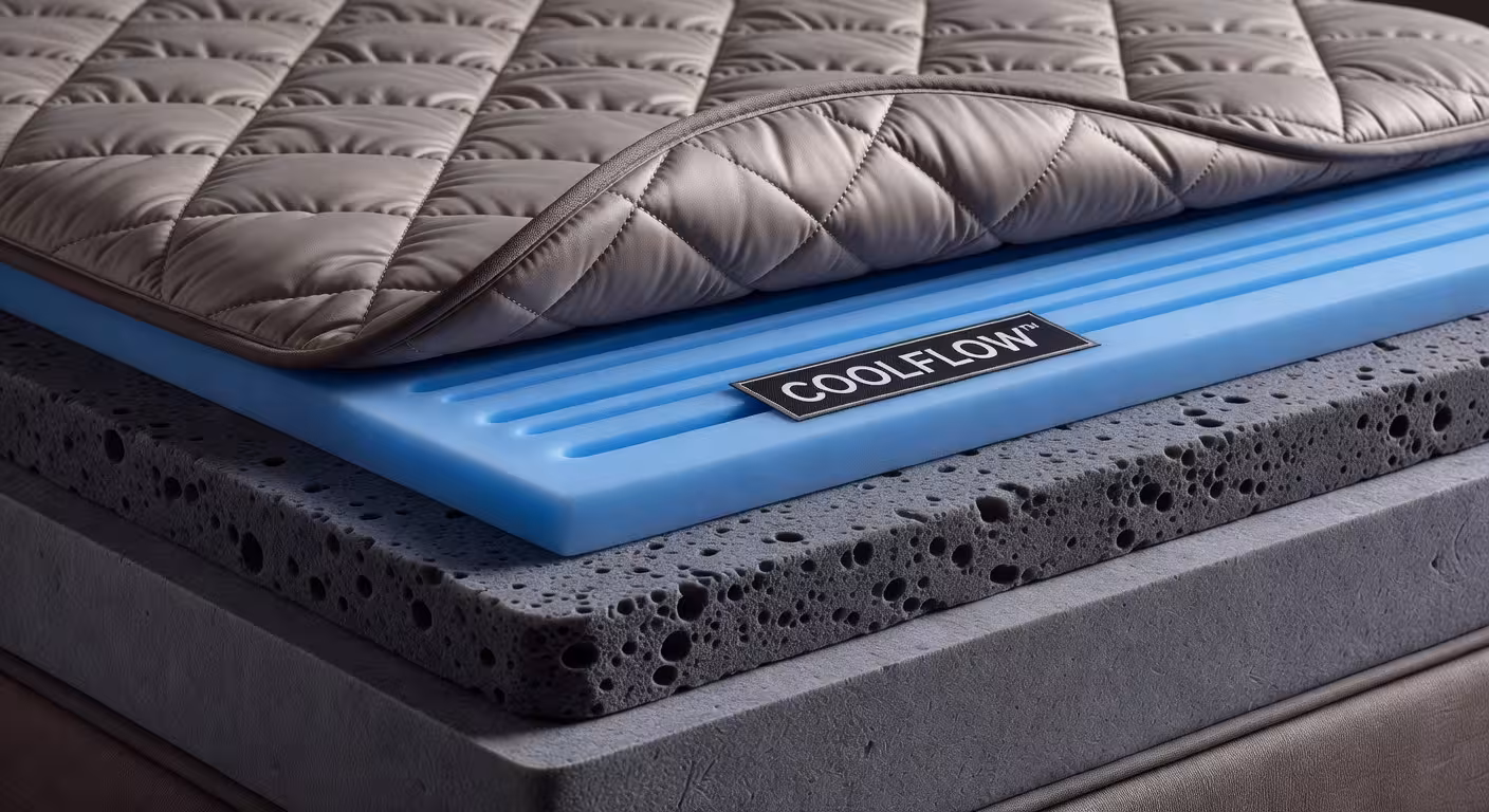Colchón premium de alta gama con tecnología viscoelástica avanzada para un descanso óptimo
